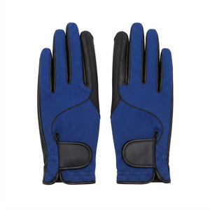 Gants d'équitation en gros pour hommes et femmes, respirants, légers, pour sports équestres, en matériau extensible flexible, paume antidérapante - Product Image 1