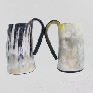 Mug en corne poli artisanal de haute qualité, grande taille, étanche, écologique, avec revêtement alimentaire sûr pour les amateurs de bière artisanale - Product Image 4