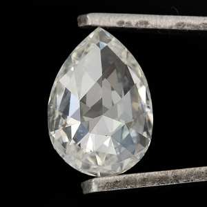 Diamant de laboratoire tendance certifié IGI, taille poire, coupe rose, VVS, percé au laser, pour la fabrication de bijoux, prix de gros, fournisseur indien - Product Image 4