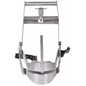 Espéculo Bucal Completo para Equinos, Abridor de Boca de Acero Inoxidable con Correas de Cuero, Herramientas Veterinarias para Odontología Equina - Product Image 3