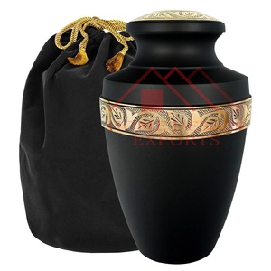 Urne funéraire gravée avec des oiseaux volants, cendres humaines, urne funéraire pour la maison, nouveau design, urne funéraire en métal - Product Image 4