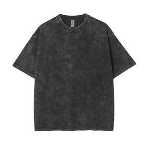T-shirt tendance pour homme en coton 100% respirant, manches courtes, coupe classique, 220g pour un confort optimal, vêtement décontracté - Product Image 1