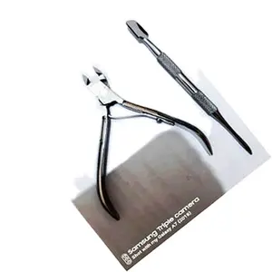 Tay toe nail cutter opener lớp biểu bì tông đơ ngoài trời công cụ kim loại nail clipper thép không gỉ khắc laser logo