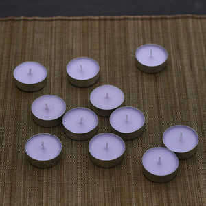 Velas Votivas Hechas a Mano con Cera de Parafina Ecológica, No Tóxica, con Aroma a Lavanda, Sin Goteo, 8 Horas de Duración, Decoración Navideña para el Hogar - Product Image 1
