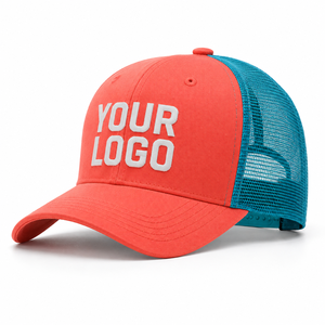 Corduroy Front Panel Breathable Mesh Back Color <b>Block</b> Trucker Cap Custom <b>Rubber</b> Patch Private Label Wholesale For Gifts New - Product Image 5