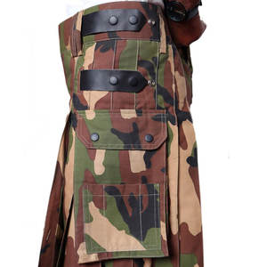 Kilt tactique classique pour homme, camouflage, inspiré des uniformes militaires, plis robustes, kilt moderne - Product Image 2
