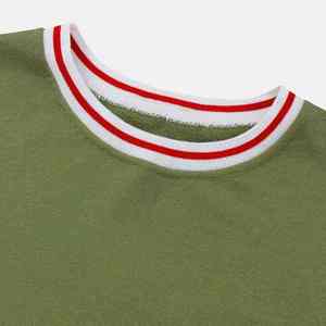 Sweat-shirt en molleton 100% coton pour homme, col rond, personnalisable avec logo, prix bas, haute qualité, vêtements décontractés d'hiver, chemises bicolores. - Product Image 6