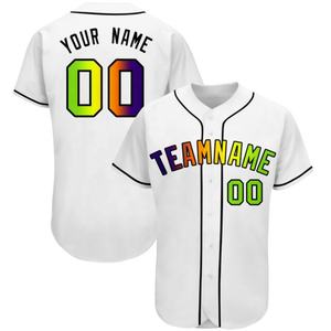 2025 Custom Sportswear Streetwear Training Wear Plain Baseball Softball Jerseys Sublimated Printing Soft <b>Polyester</b> <b>Shirts</b> - Product Image 2