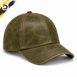 Casquette en cuir conçue avec des matériaux de qualité supérieure, ajustement sécurisé et finition raffinée pour des accessoires quotidiens élégants - Product Image 3