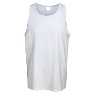 Débardeur uni pour homme, col rond, sans manches, décontracté, pour la gym et l'entraînement, personnalisable avec logo, vente en gros - Product Image 5
