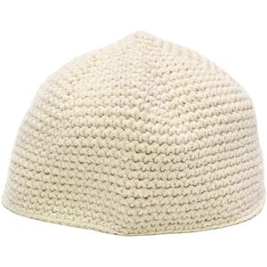 Gorros Kufi de Lana Hechos a Mano con Ganchillo, Gorros Turcos Musulmanes para Hombre, Taqiya, Takke, Gorro Islámico para Rezar, Regalos Ecológicos - Product Image 3
