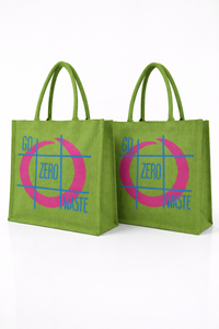 Bolsas de Yute Ecológicas al por Mayor con Logotipo Personalizado Impreso, Cierre de Cremallera Reutilizable, Asas de Cinta de Algodón, Bolsas de Compras, Bolsas de Playa - Product Image 3