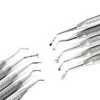Kit d'instruments chirurgicaux dentaires pour implant de lifting nasal à base de champignons, outils manuels en acier inoxydable, pour chirurgie buccale, usage hospitalier, certifié CE