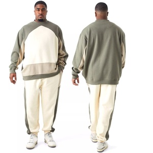 Conjunto Deportivo de Algodón 100% de Corte Regular y Peso Pesado para Hombre - Nuevo Diseño, Servicio OEM con Logotipo Personalizado, Conjunto de 2 Piezas - Product Image 3