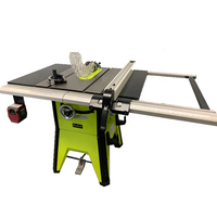 Scie à table à bois de 10 pouces avec laser, scie circulaire, moteur 1800W, machines à bois à coupe rapide