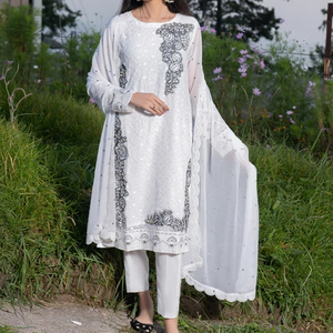 Vêtements décontractés pakistanais, ensemble 3 pièces, dupatta imprimé numérique pour femmes, qualité supérieure, personnalisé - Product Image 2