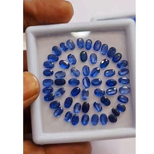153 Piezas de Cianita Azul Natural de 6x4mm y 7x5mm, Facetada Ovalada, 90 Quilates, Lote Iroc Sales, Gemas Sueltas de Alta Calidad, US$90 por todo el lote - Product Image 1