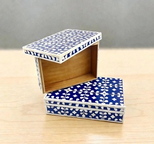 Natural Bone Inlay MDF Jewelry Storage <b>Box</b> With Resin Inlay Design & Magnetic closure Fashionable Home decor Jewelry Display <b>Box</b> - Product Image 1