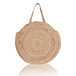 2026 Trending Bohemian Women's <b>Crossbody</b> <b>Messenger</b> Tote <b>Bag</b> Jute Solid Open Eco-Friendly Handbag New Design Handles Fashion - Product Image 4