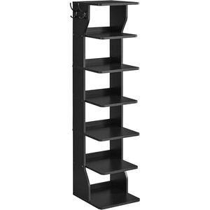 Scarpiera Verticale a 7 Livelli, Organizzatore Salvaspazio Stretto per Scarpe, Scaffale Angolare Sottile per Ingresso e Camera da Letto - Product Image 1