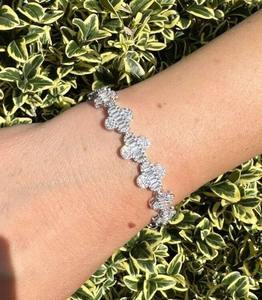 VVS Custom Iced Out Drip Cuban Link <b>Bracelet</b> Moissanite Diamond 925 <b>Silver</b> Hip Hop Bling Moissanite <b>Bracelet</b> Bulk Supplier - Product Image 1