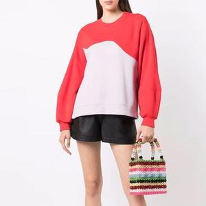เสื้อสเวตเชิ้ตผู้หญิง ผ้าฝ้ายฟลีซ พิมพ์ลายเรียบง่าย สวมใส่สบาย ทรงโอเวอร์ไซส์ คอกลม สำหรับฤดูใบไม้ร่วงและฤดูหนาว ยี่ห้อ Lambda Chi Alpha - Product Image 1