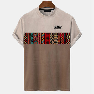 เสื้อยืดพิมพ์ลายผู้ชาย คอโอ ทรงหลวม ระบายอากาศได้ดี แห้งเร็ว เป็นมิตรกับสิ่งแวดล้อม ผลิตจากผ้าฝ้าย 100% ดีไซน์ล่าสุด สินค้าขายดีปี 2026 - Product Image 1