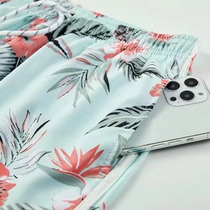 Shorts de Baño para Mujer, de Cintura Alta, Secado Rápido, Transpirables, con Bolsillos, Cordón Ajustable, Sublimados, Pantalones Cortos Casuales para Playa - Product Image 3