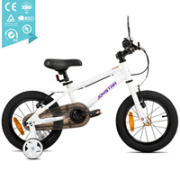 Vélo pour enfants de 14 à 20 pouces pour garçons et filles de 3 à 12 ans, vélo pour enfants de style BMX avec roues d'apprentissage, double frein en V, siège réglable