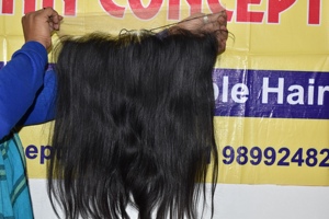Extensiones de Cabello Humano Remy Virgen Indio 100% Natural sin Procesar al por Mayor 13*6 con Encaje Frontal Liso, Ondas Profundas y Ondas Sueltas - Product Image 4