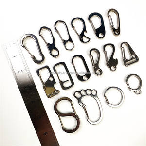 Mosquetón de Acero Inoxidable Resistente a la Corrosión, con Liberación Rápida, Acabado Pulido, Logotipo Personalizado, Clip EDC, Gancho de Seguridad, Llavero - Product Image 1