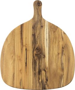 Tabla de Cortar de Madera Natural, Rectangular, con Asa, Acabado Natural, Diseño Minimalista, Bloque de Corte para Cocina - Product Image 3