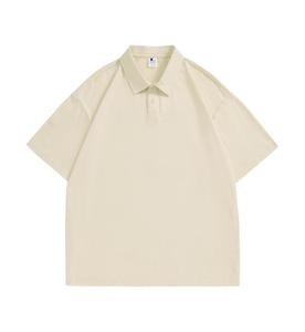 เสื้อโปโลผู้ชายสีดำ แขนสั้น ผ้าฝ้ายอ๊อกซ์ฟอร์ด ทรงลำลอง สีพื้น ระบายอากาศได้ดี ทรงปกติ ดีไซน์แบบทอ - Product Image 2