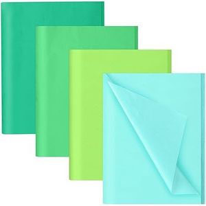 Fogli di Carta Verde 'Tissue-80 20' per Sacchetti Regalo, Matrimoni, Compleanni, Fai-da-Te e Decorazioni per Lavori in Carta - Product Image 1
