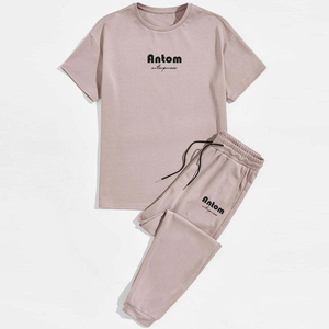 Oem/odm Print Shorts Shirt <b>Set</b> Men Wear Two Piece Crew Neck T-shirt And Shorts <b>Sets</b> Breathable For Summerwear Lightweight - Product Image 2