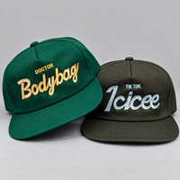 Pabrik Streetwear OEM ODM, Topi Baseball Snapback 5 Panel Custom dengan Logo Bordir 3D, Topi Brim Datar, Grosir, Produsen Vietnam