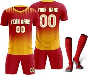 Uniforme de Fútbol de Último Diseño 100% Poliéster, Nuevo Estilo, para Adultos, Calidad Premium Profesional, Color Personalizado, Secado Rápido, Sin Mangas - Product Image 3