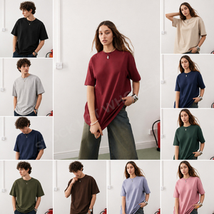 เสื้อยืดสต็อกล็อตจากบังกลาเทศ Meow Fashion รับทำโลโก้ ทรงดรอปไหล่ ยูนิเซ็กซ์ 160 GSM ขายส่ง เสื้อยืดจากซัพพลายเออร์ระดับโลก - Product Image 1