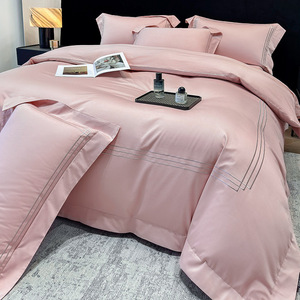 Juego de Sábanas de Algodón de Fábrica China, Diseño de Hotel, Juego de Ropa de Cama de 5 Estrellas, Tela de Satén de Algodón, Juego de Funda de Edredón - Product Image 2