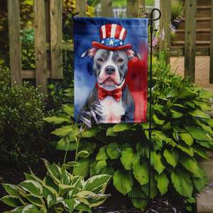 Patriótico americano Pit Bull Terrier jardín bandera Multicolor buzón decorativo patio Banner para Patio ilustraciones patio césped signo - Product Image 2