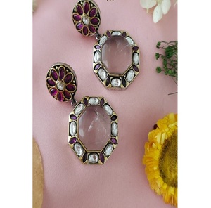 Atractivos Pendientes de Moissanita Chapados en Oro de Latón de Alta Calidad para Mujer, Estilo Nocturno, para Fiestas, a la Moda - Product Image 2