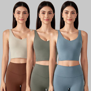 Printed High Support Breathable Eco-Friendly Sport Backless Bra for Yoga Fitness Gym Women with Removable Push-Up Cups - Product Image 1