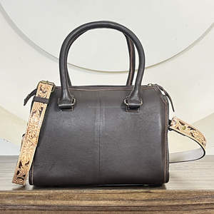 Bolsa de Viaje de Cuero Vacuno Genuino Hecha a Mano, Colección Western Premium, Diseño de Corazón, para Fin de Semana, Unisex - Product Image 6