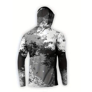 Sweat-shirts à manches longues légers avec protection solaire UPF 50+, anti-UV, pour la pêche et la course à pied - Product Image 4