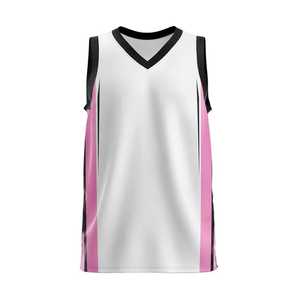 Premium Quality Unisex Basketball Uniform Breathable Customized Reversible Sleeveless 100% Polyester Quick Dry Sports Team Set - Product Image 3