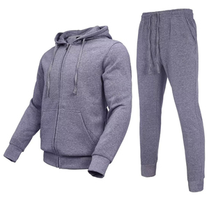 Wholesale High Quality Winter Men's Heavyweight Plus Size Tracksuit New Design Custom Breathable <b>Slim</b> Fitness Sublimation Suit - Product Image 5