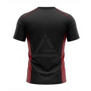 T-shirts ajustés modernes pour hommes, manches courtes, tissu extensible, col rond, vêtements de fitness, course à pied, entraînement, vêtements décontractés - Product Image 2