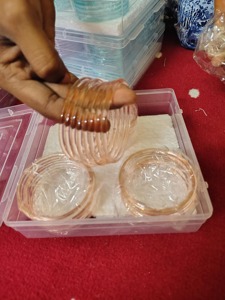 Bracelets en verre gelée modernes et chics pour femmes, bracelets élégants et tendance, bracelets empilables, accessoires de poignet pour femmes, à porter au quotidien - Product Image 5