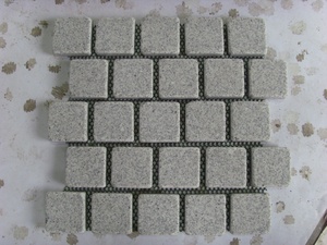 Bán buôn đá Granite G603 mè màu xám đá Granite Trắng lát nền Cubes Cuội ánh sáng màu Xám Granite đá cuội cho đường lái xe lối đi - Product Image 4