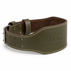 Ceinture de musculation MIAZ en cuir véritable, profilée, réglable, légère, durable, protection professionnelle, soutien lombaire pour - Product Image 6